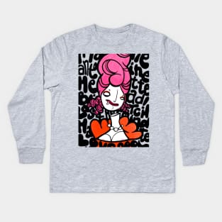 Marie Antoinette Kids Long Sleeve T-Shirt